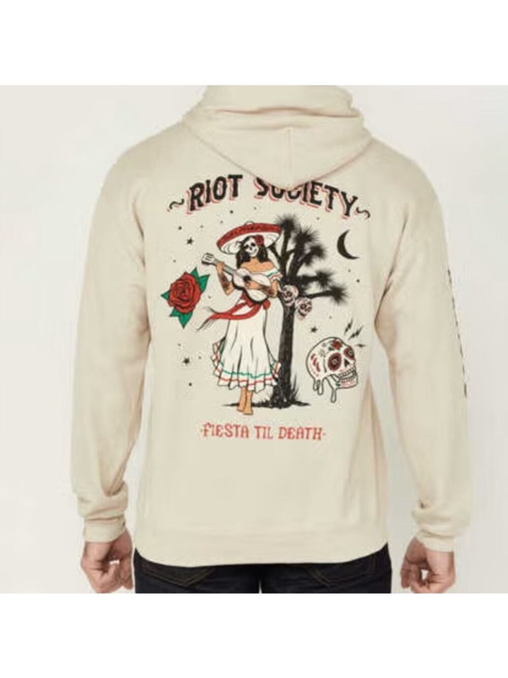 RIOT SOCIETY MEN'S BOOT BARN EXCLUSIVE FIESTA SWEATSHIRT size M